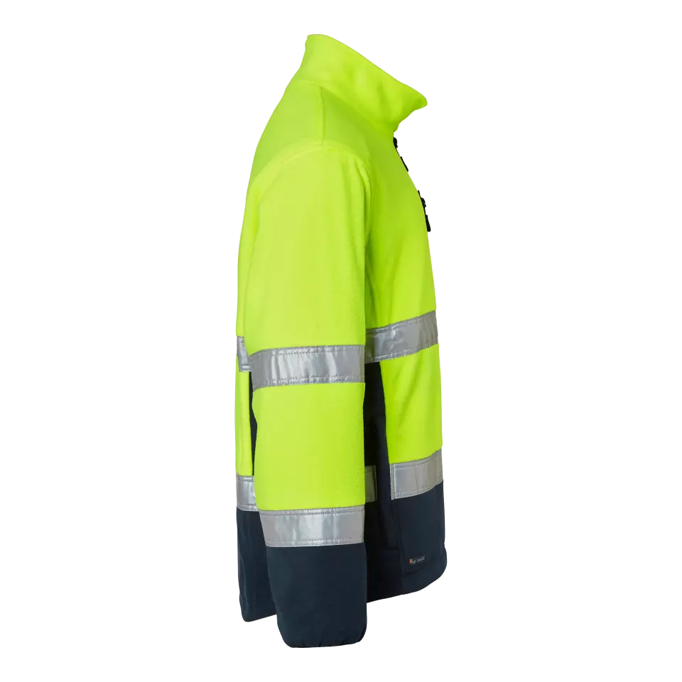 Top Swede 1000859983, Warnschutz-Fleecejacke, Gelb/Marine, image 3, gallery thumbnail