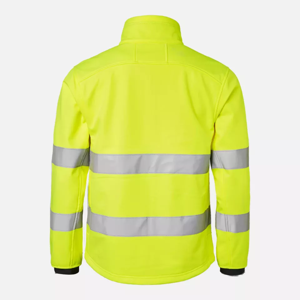 Top Swede 1000984712, High-Vis Softshell Jacket, High Vis Yellow, image 2, gallery thumbnail