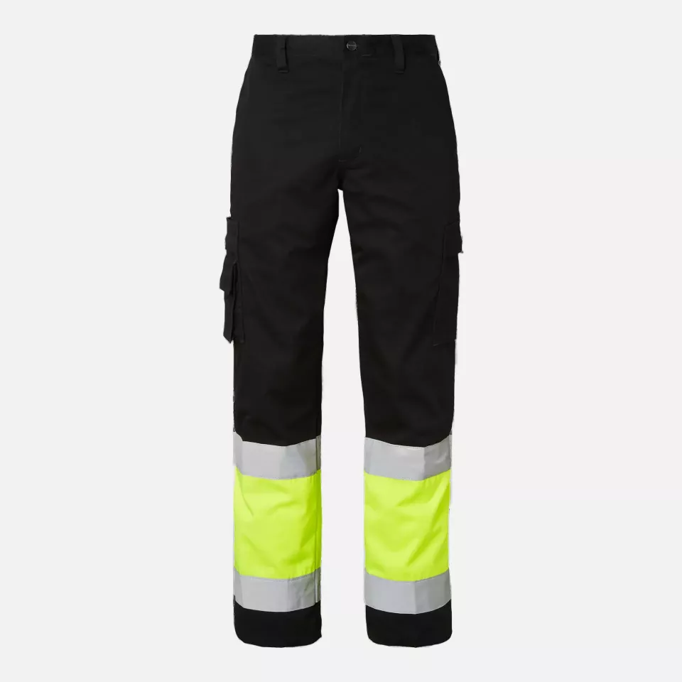 Top Swede 1000824914, Warnschutzhose, Schwarz/Leuchtgelb, image 1, gallery thumbnail