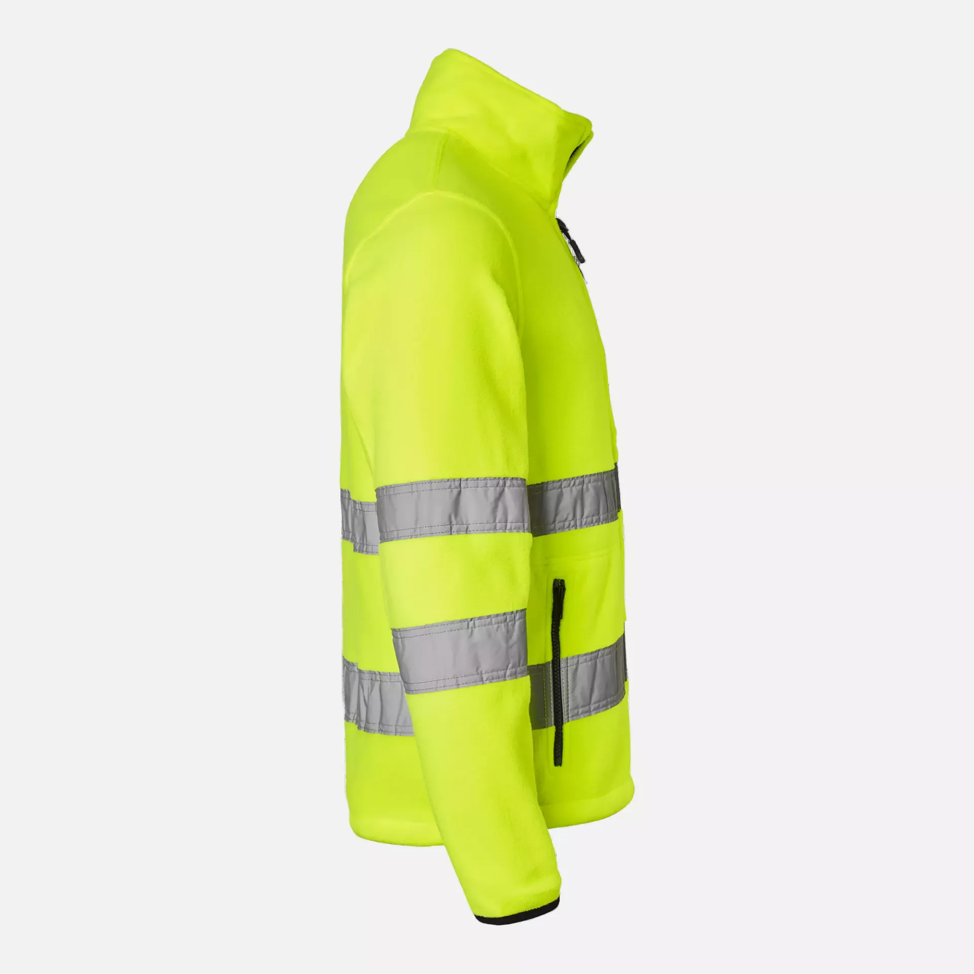 Top Swede 1000924712, High-Visibility Fleece Jacket, High Vis Yellow, image 3