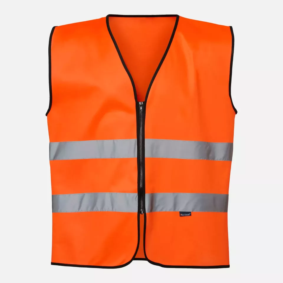 Top Swede 1000837811, High-Visibility Vest, Orange, image 1, gallery thumbnail