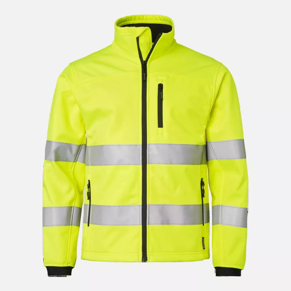 Top Swede 1000984712, High-Vis Softshell Jacket, High Vis Yellow, image 1, gallery thumbnail