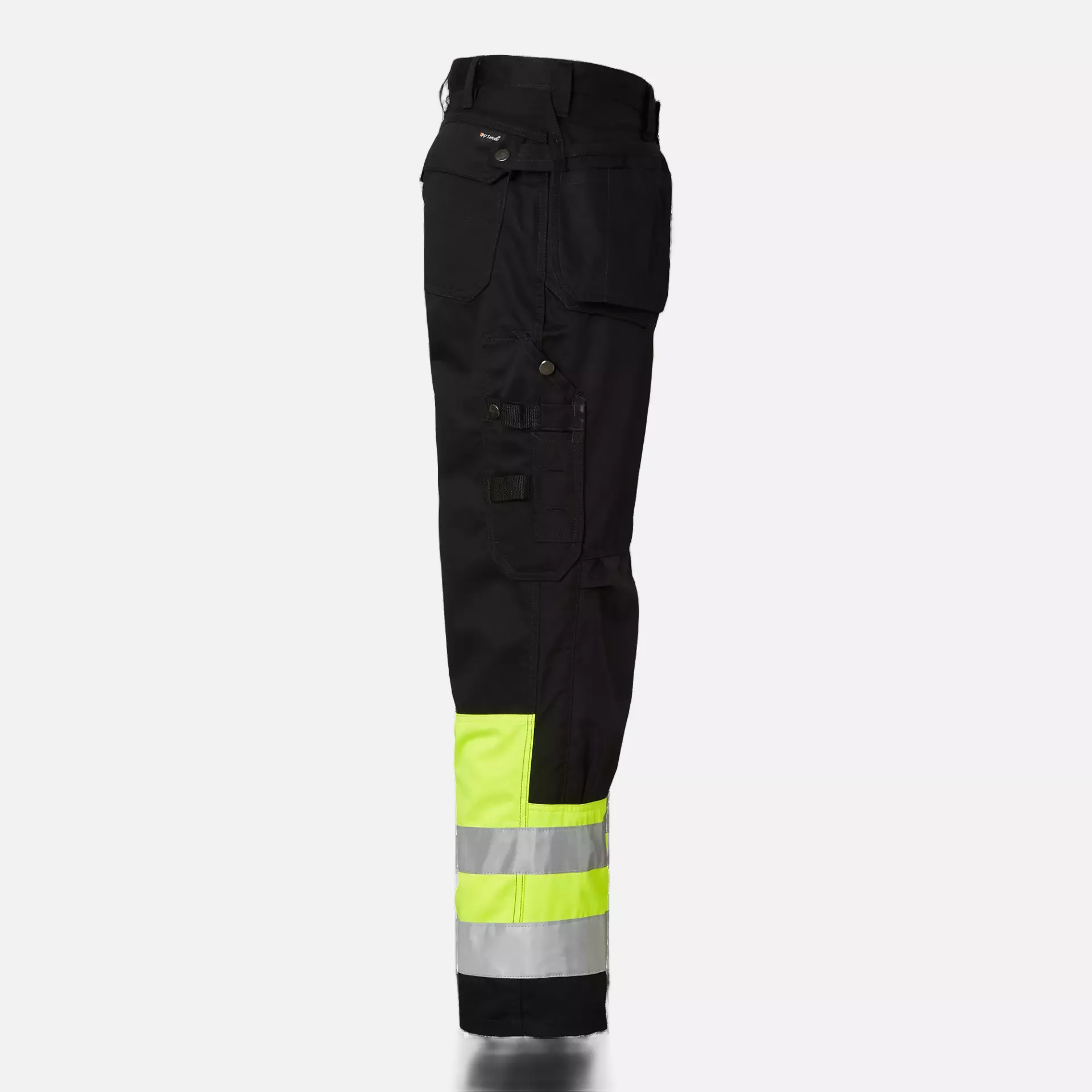 Top Swede 1000825914, Craftsmen Trousers High-Visibility, Black/High Vis Yellow, image 3