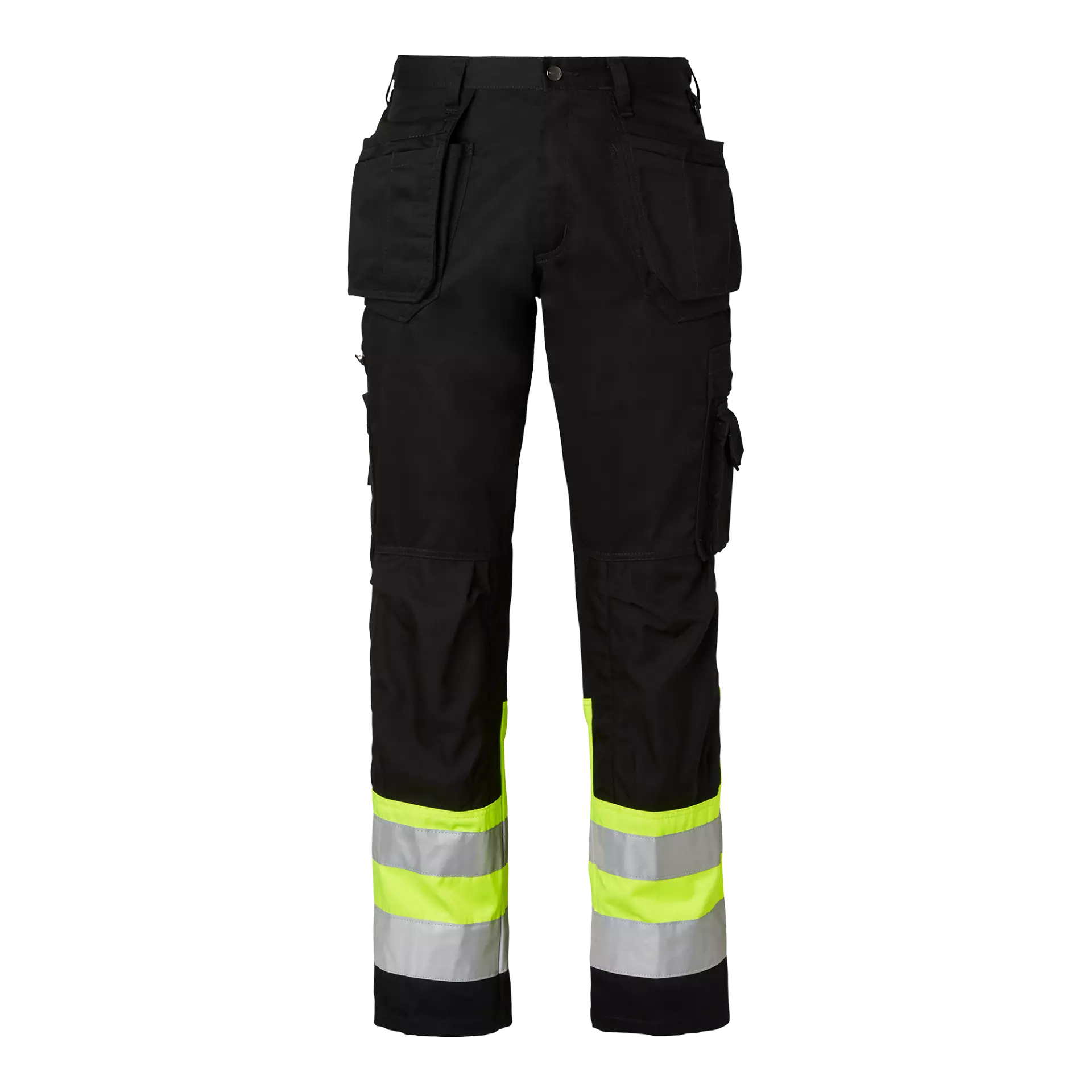 Top Swede 1000825914, Craftsmen Trousers High-Visibility, Black/High Vis Yellow, image 1