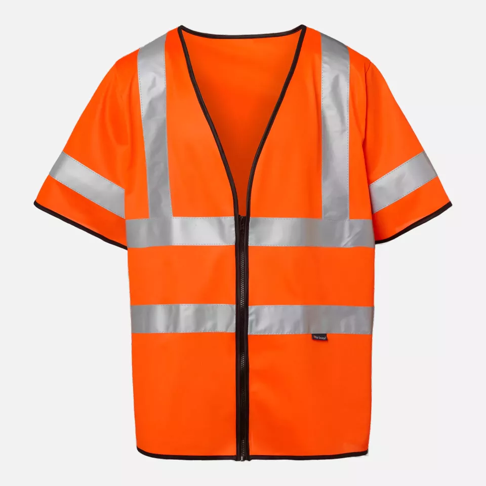 Top Swede 1000702811, High-Visibility Vest, Orange, image 1, gallery thumbnail