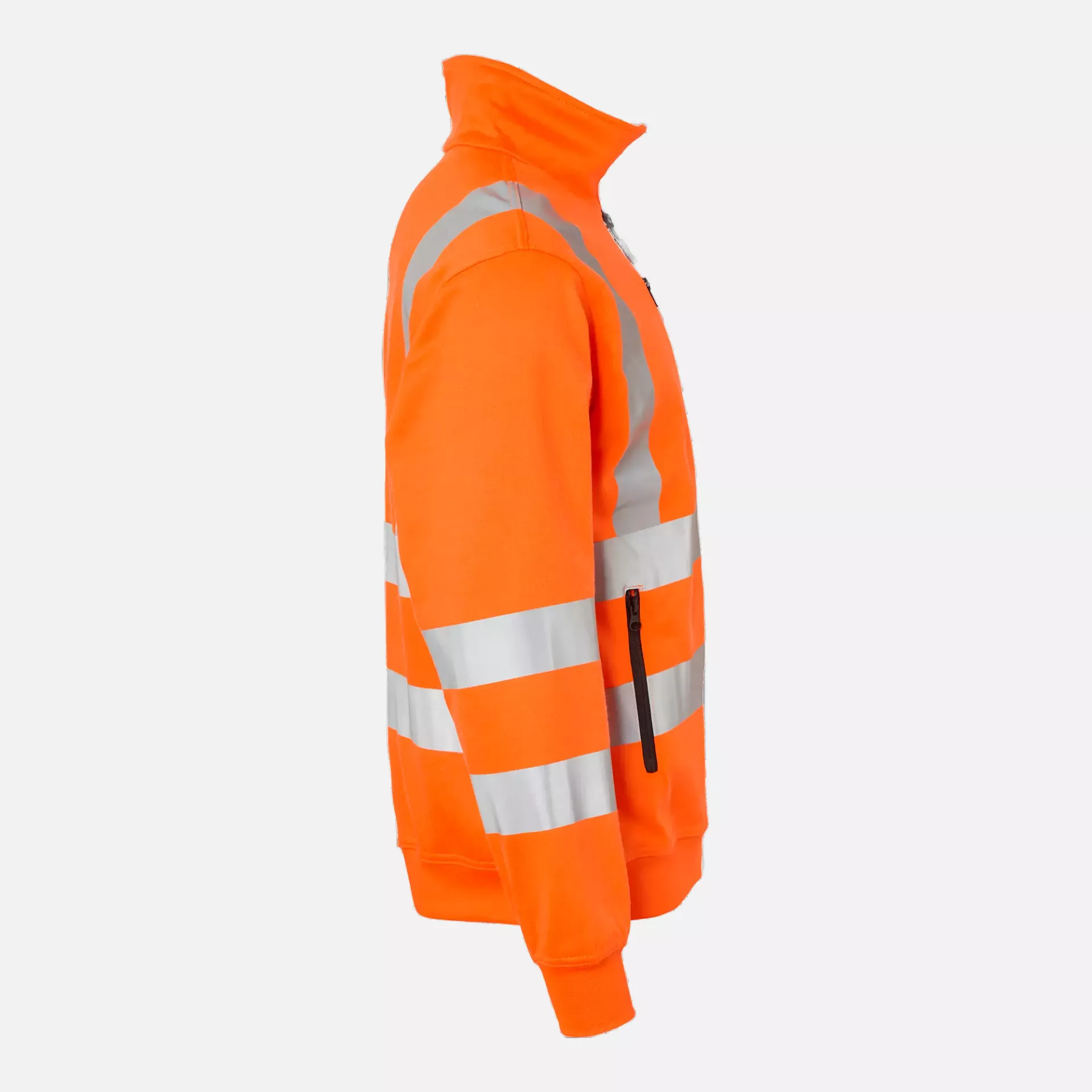 Top Swede 1000727811, High-Visibility Sweat Jacket, High Vis Orange, image 3