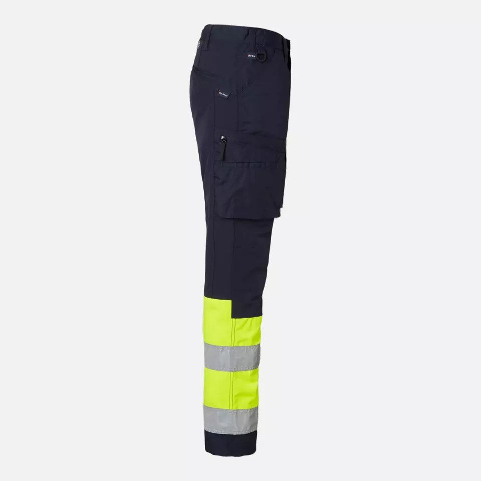 Top Swede 1000828960, Service Trousers High-Visibility, Navy/High Vis Yellow, image 3, gallery thumbnail