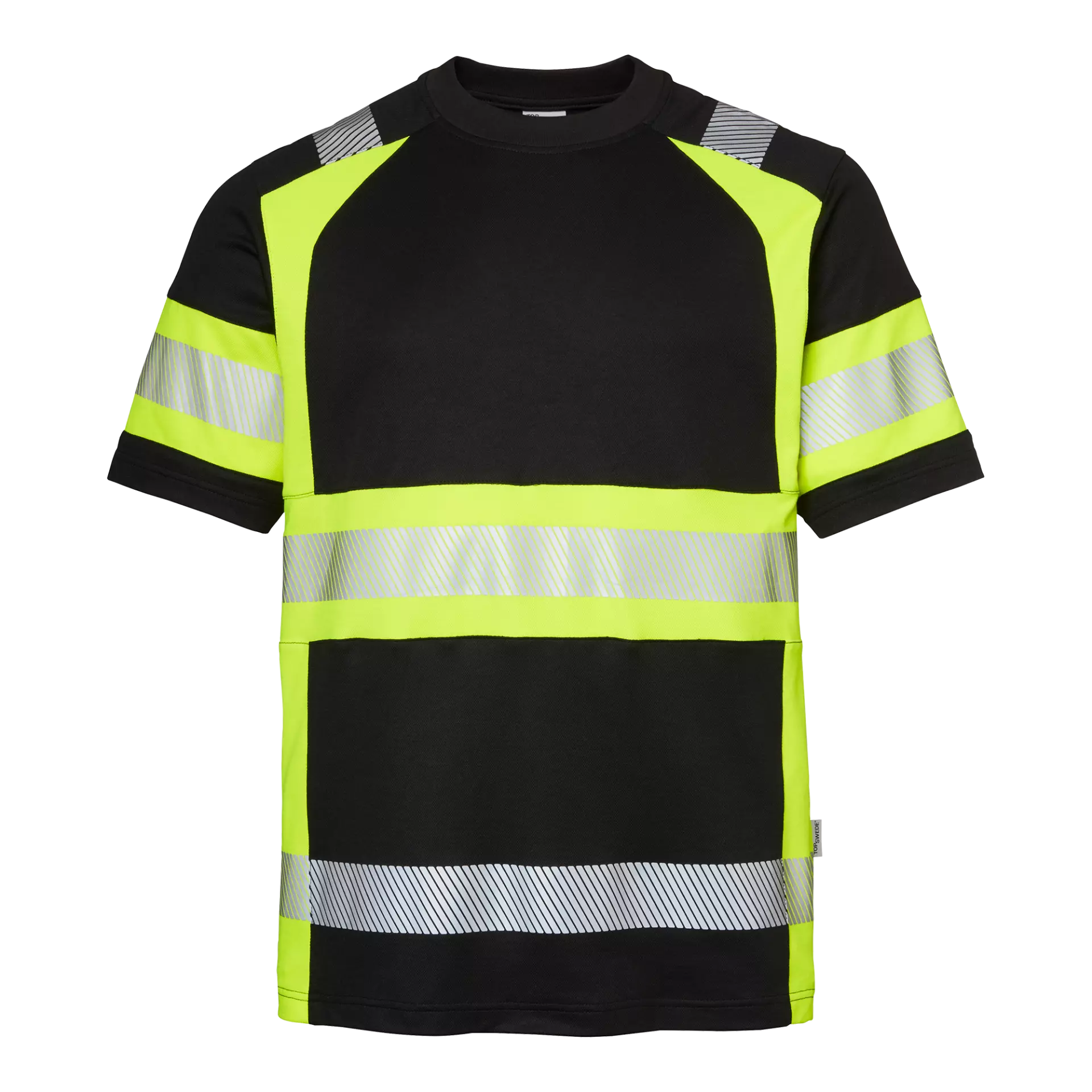 Top Swede 1001886914, 600 T-Shirt, Schwarz/Signalgelb, image 1