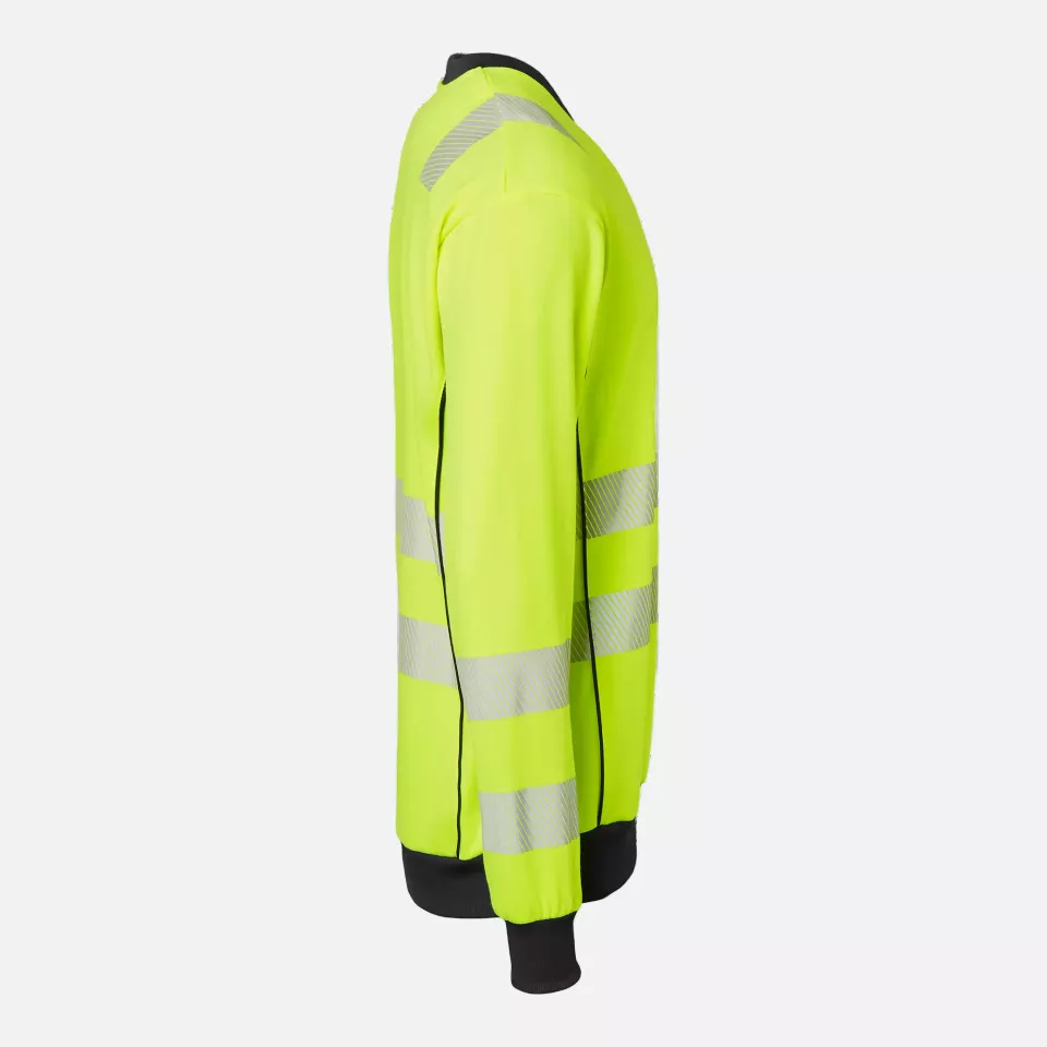 Top Swede 1000740712, High-Visibility Sweatshirt, High Vis Yellow, image 3, gallery thumbnail