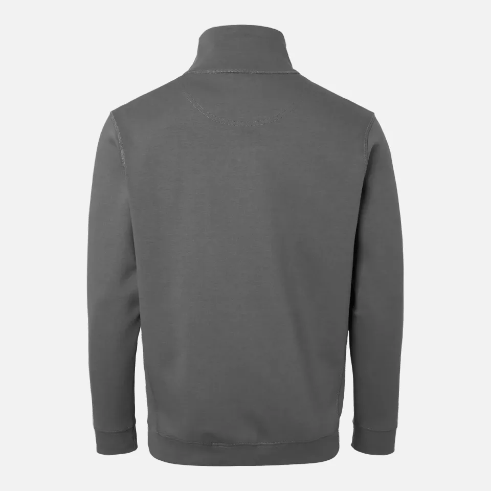 Top Swede 1000641021, Sweatshirt mit kurzem Reißverschluss, Dunkelgrau, image 2, gallery thumbnail