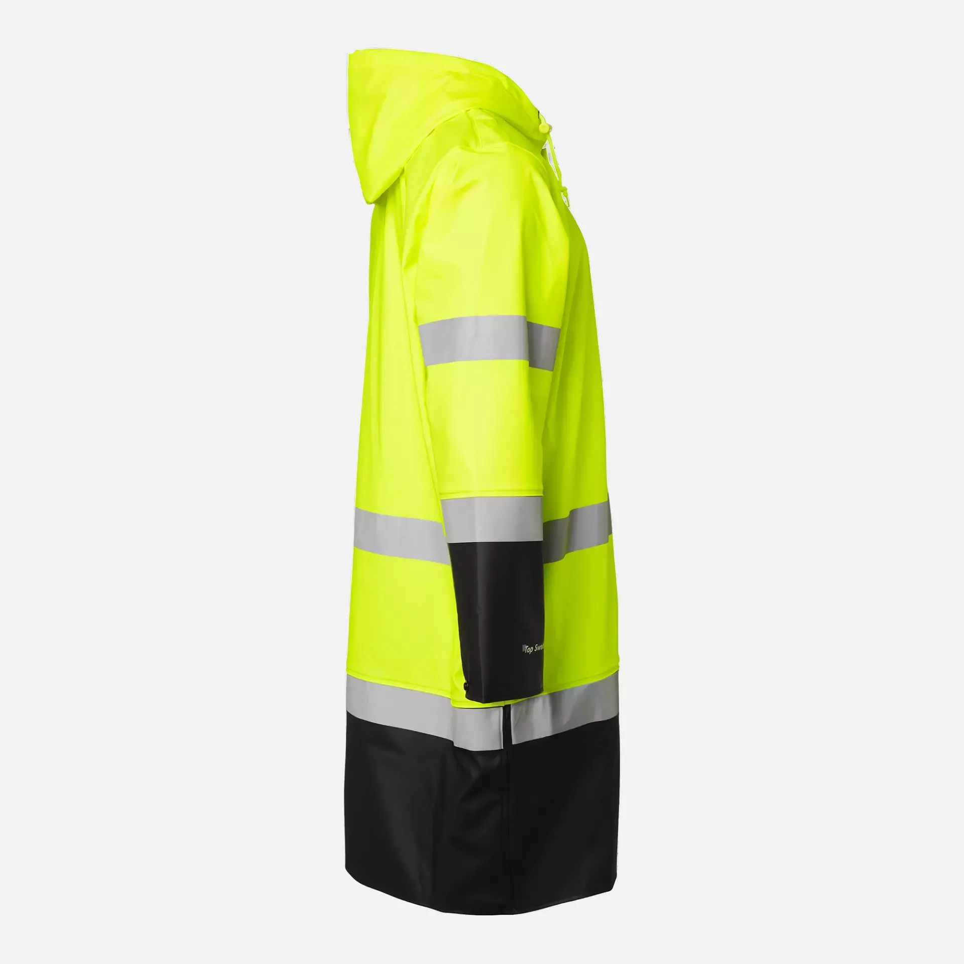 Top Swede 1000733982, High-Visibility Rain Coat, Yellow/Black, image 3