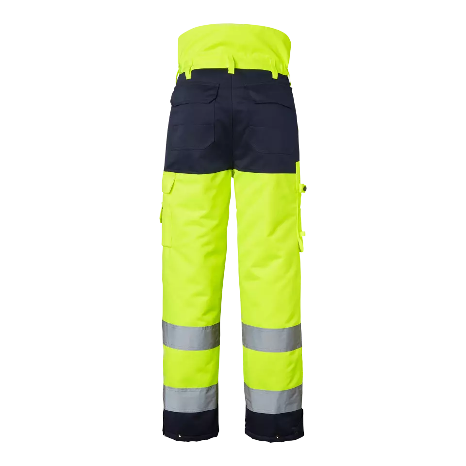 Top Swede 1000915983, Winter Trousers Hi-Vis, Yellow/Navy, image 2, gallery thumbnail
