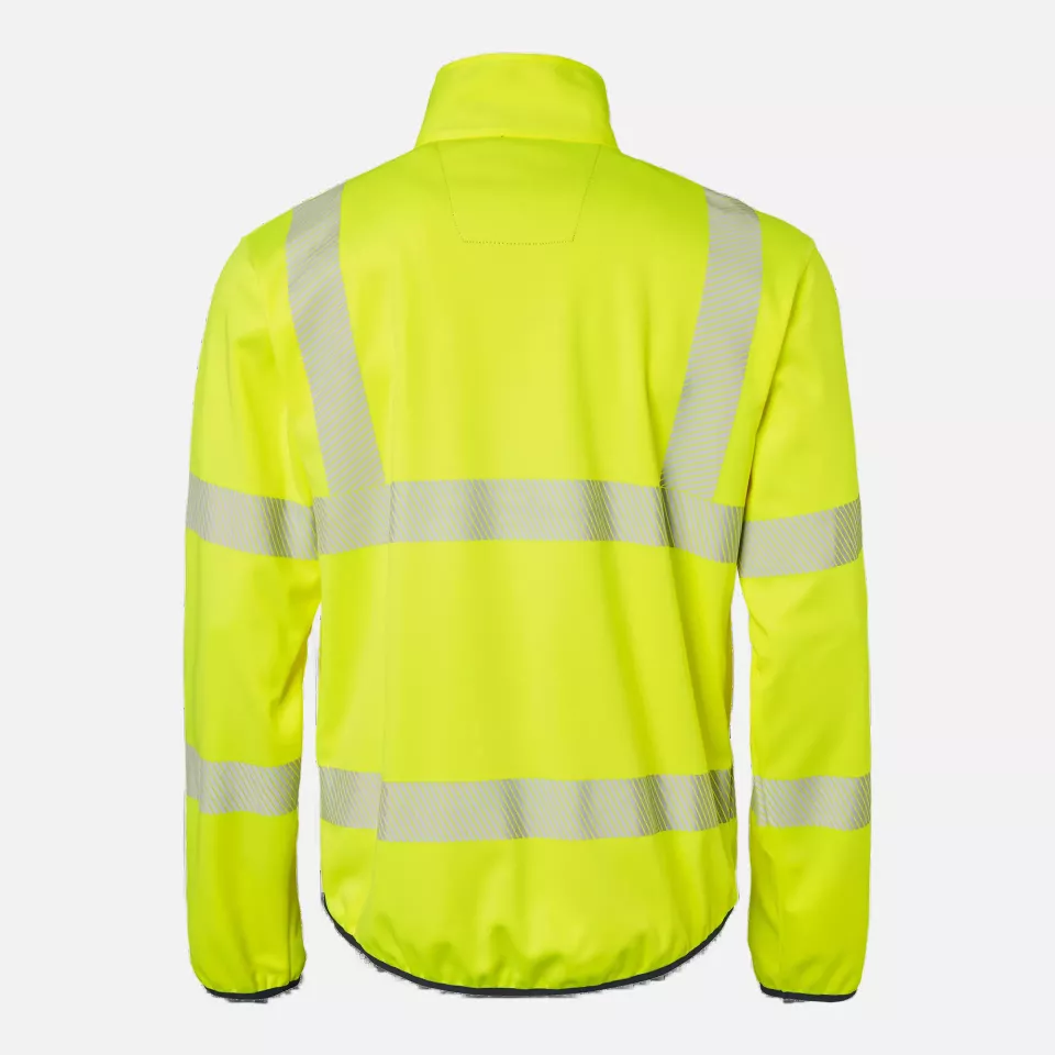 Top Swede 1000985983, Warnschutz-Softshelljacke, Warnschutz-Gelb/Marine, image 2, gallery thumbnail