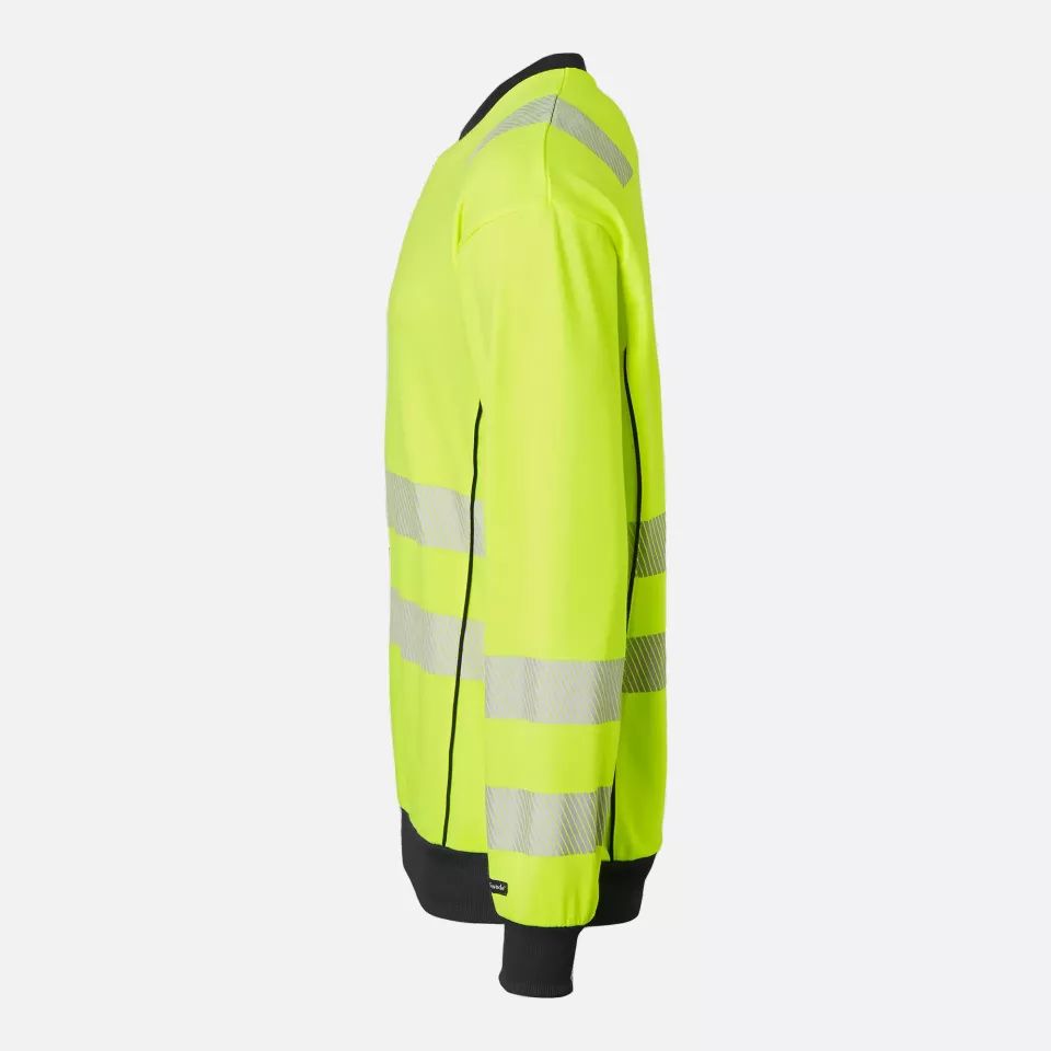 Top Swede 1000740712, High-Visibility Sweatshirt, High Vis Yellow, image 4, gallery thumbnail
