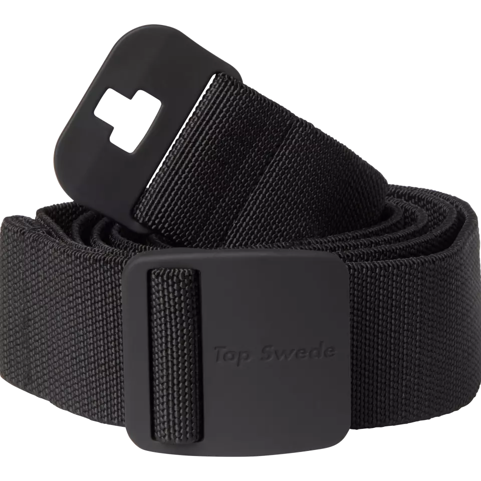 Top Swede 1001319001, ST8000 Stretch Belt, Black, image 1, gallery thumbnail