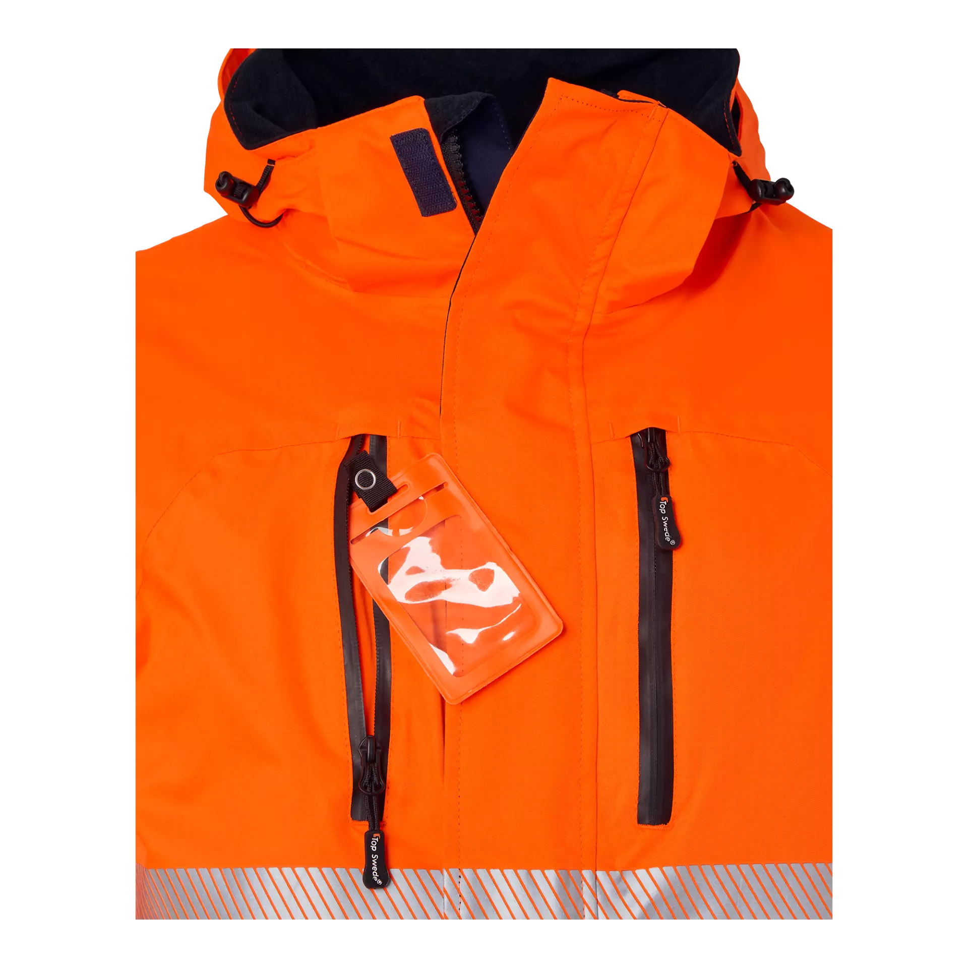 Top Swede 1000691991, Jacket Fluorescent, Orange/Navy, image 5