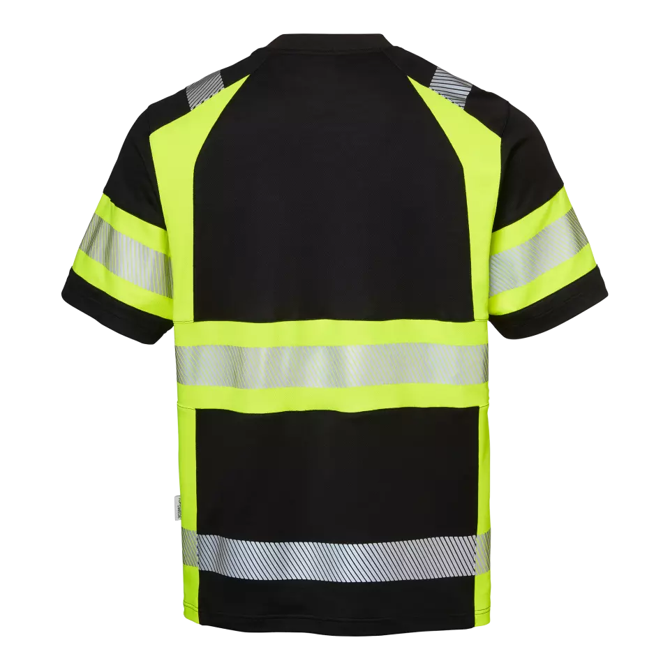 Top Swede 1001886914, 600 T-Shirt, Schwarz/Signalgelb, image 2, gallery thumbnail