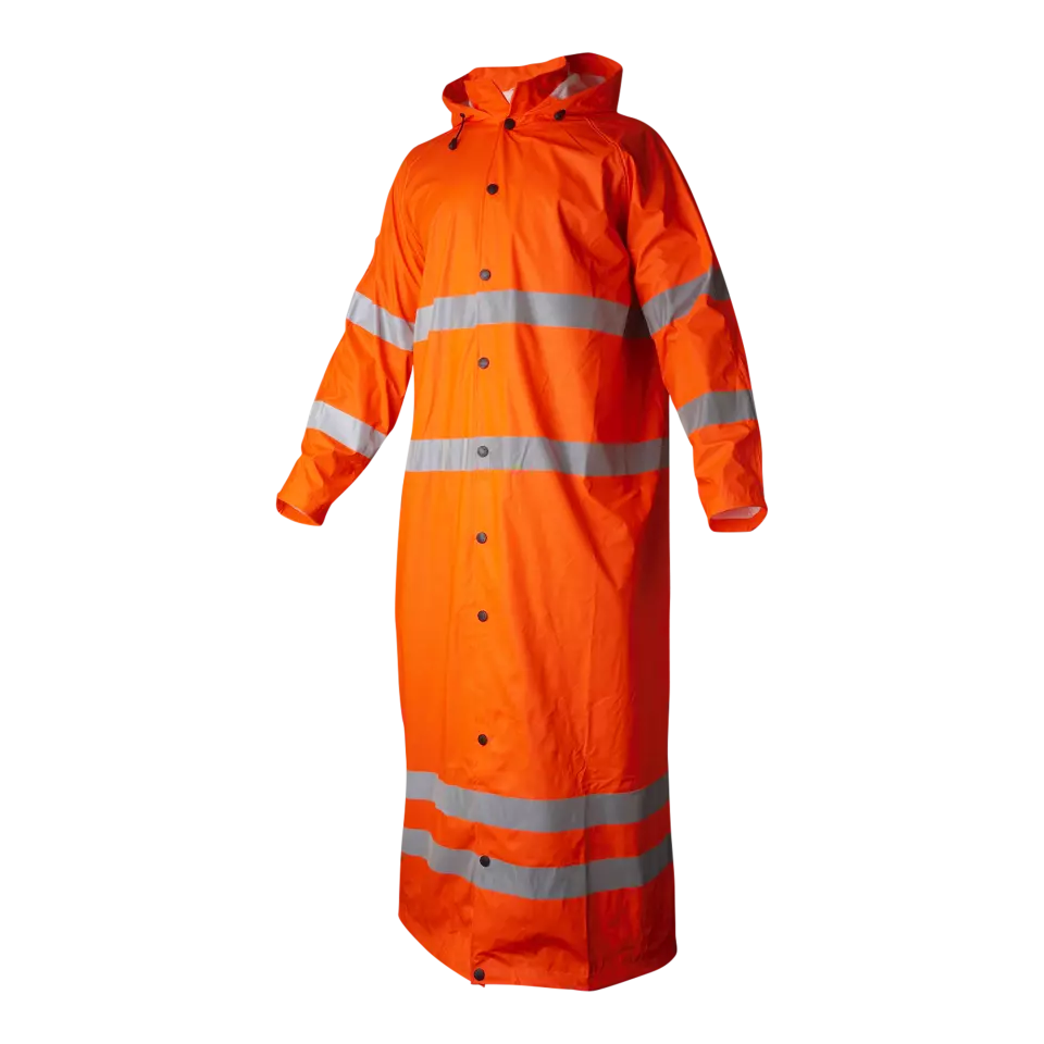 Top Swede 1000990811, High-Visibility Rain Coat, Orange, image 1, gallery thumbnail