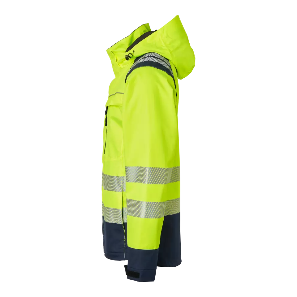 Top Swede 1000694983, Work Jacket, Yellow/Navy, image 4, gallery thumbnail