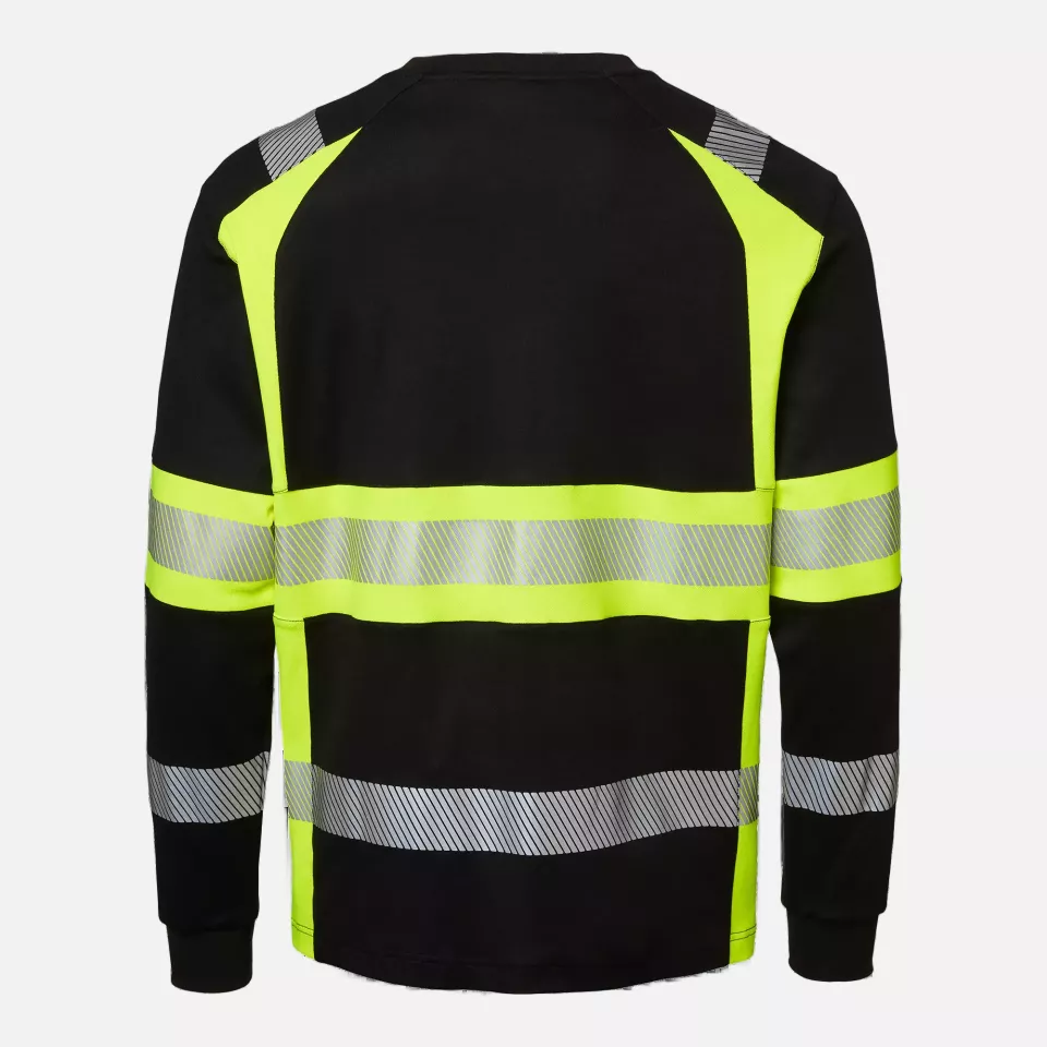 Top Swede 1001887914, Long Sleeve T-Shirt, Black/High Vis Yellow, image 2, gallery thumbnail