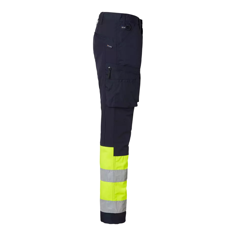 Top Swede 1000828960, Service Trousers High-Visibility, Navy/High Vis Yellow, image 3, gallery thumbnail