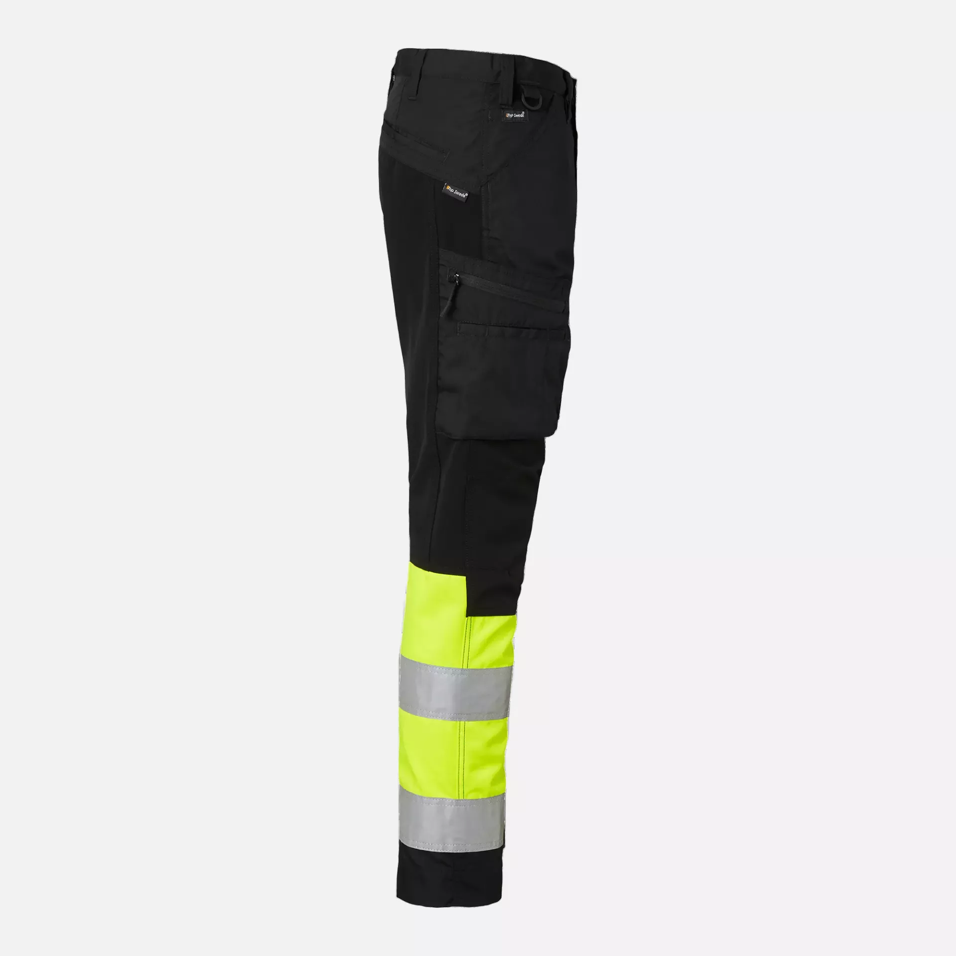 Top Swede 1000828914, Service Trousers High-Visibility, Black/High Vis Yellow, image 3