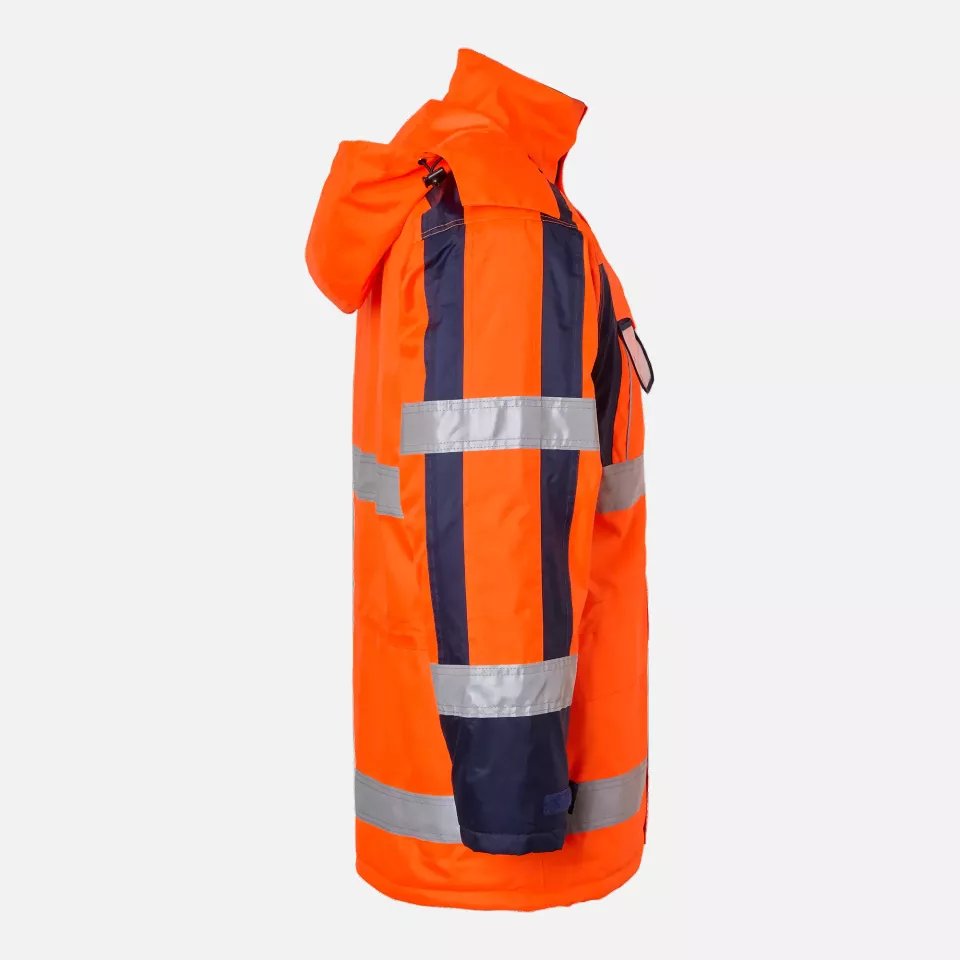 Top Swede 1000978991, Parka, High Vis Orange/Navy, image 3, gallery thumbnail