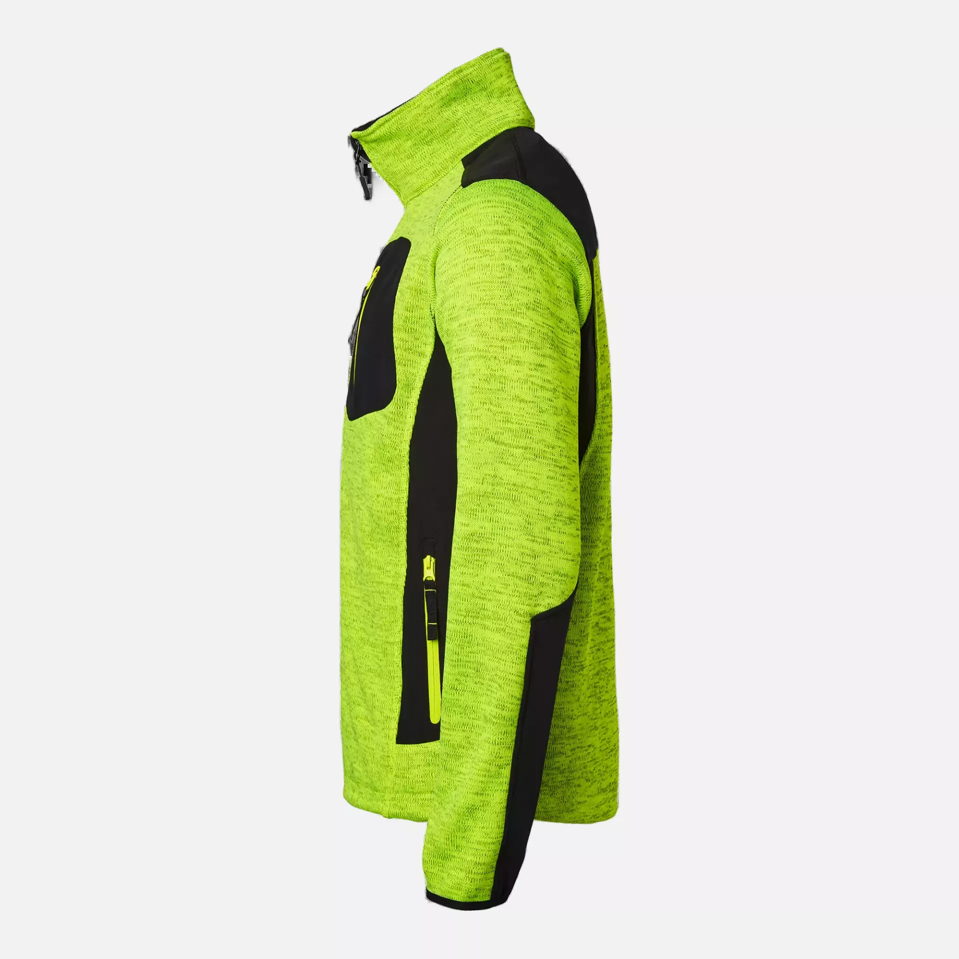 Top Swede 1000687981, Fleece Jacket, Yellow Melange/Black, image 4
