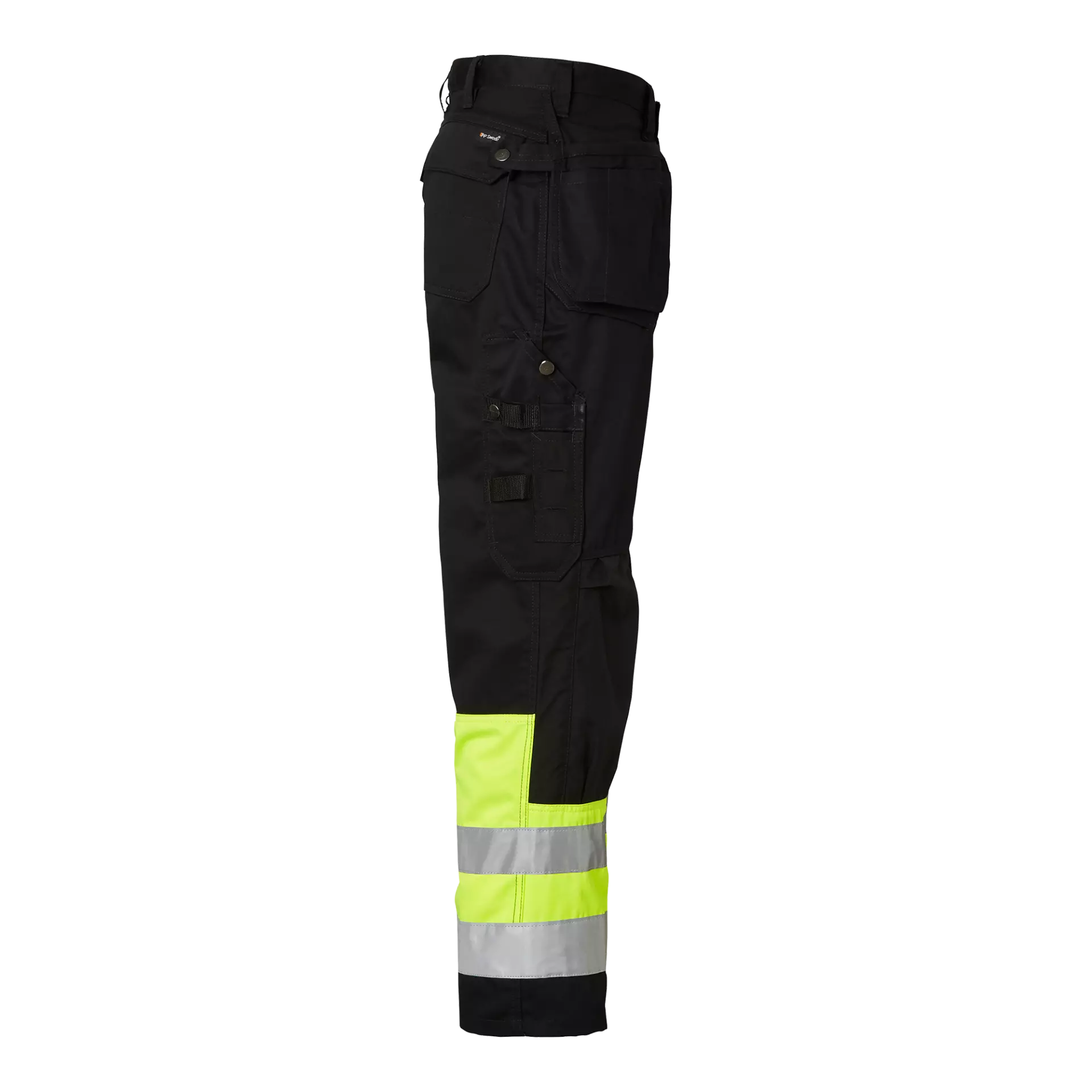 Top Swede 1000825914, Craftsmen Trousers High-Visibility, Black/High Vis Yellow, image 3