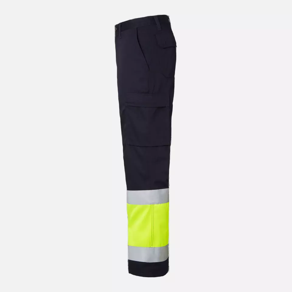 Top Swede 1000824960, Warnschutz-Arbeitshose, Marine/Leuchtgelb, image 4, gallery thumbnail