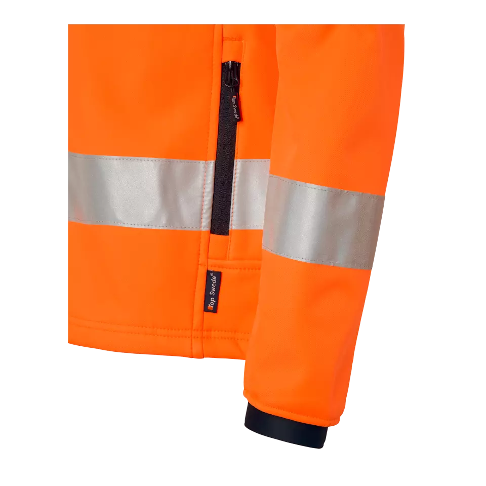 Top Swede 1000984811, Softshell Jacket High-Vis, High Vis Orange, image 5, gallery thumbnail