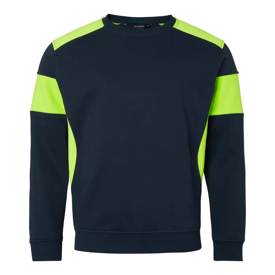 Top Swede 1000665960, Sweatshirt, Navy/High Vis Yellow, image 1, gallery thumbnail