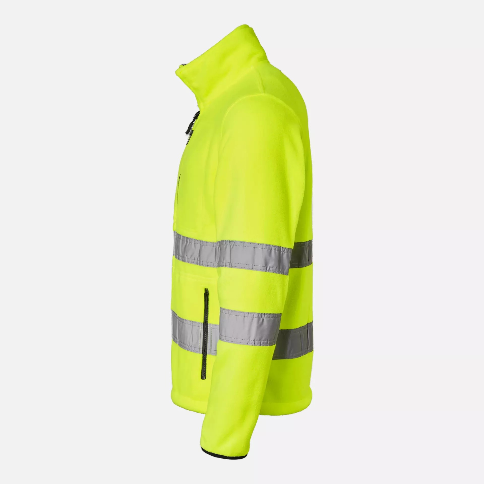 Top Swede 1000924712, High-Visibility Fleece Jacket, High Vis Yellow, image 4