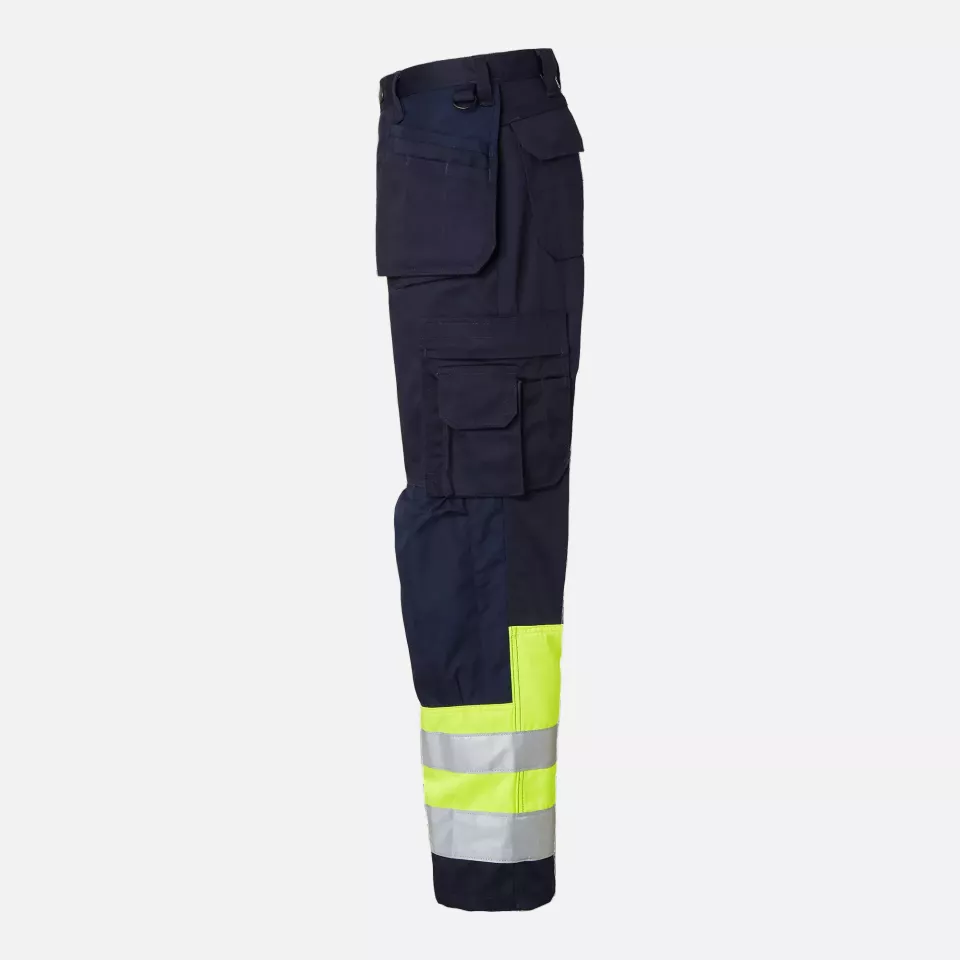 Top Swede 1000825960, Warnschutz-Handwerkerhose, Marine/Warnschutzgelb, image 4, gallery thumbnail