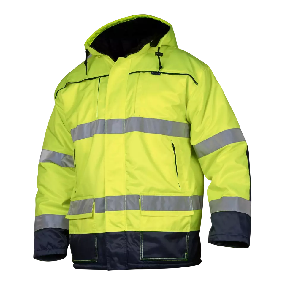 Top Swede 1000976983, Parka, High Vis Yellow/Navy