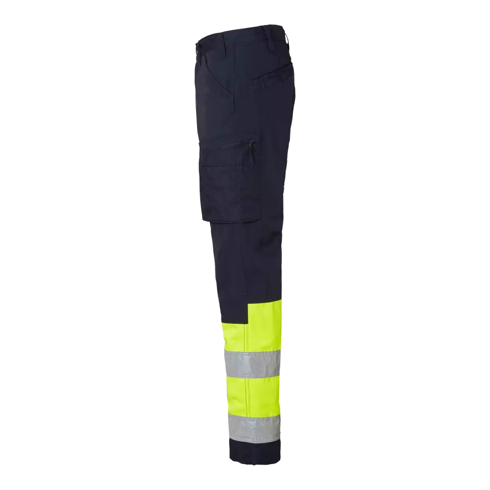 Top Swede 1000828960, Service Trousers High-Visibility, Navy/High Vis Yellow, image 4, gallery thumbnail