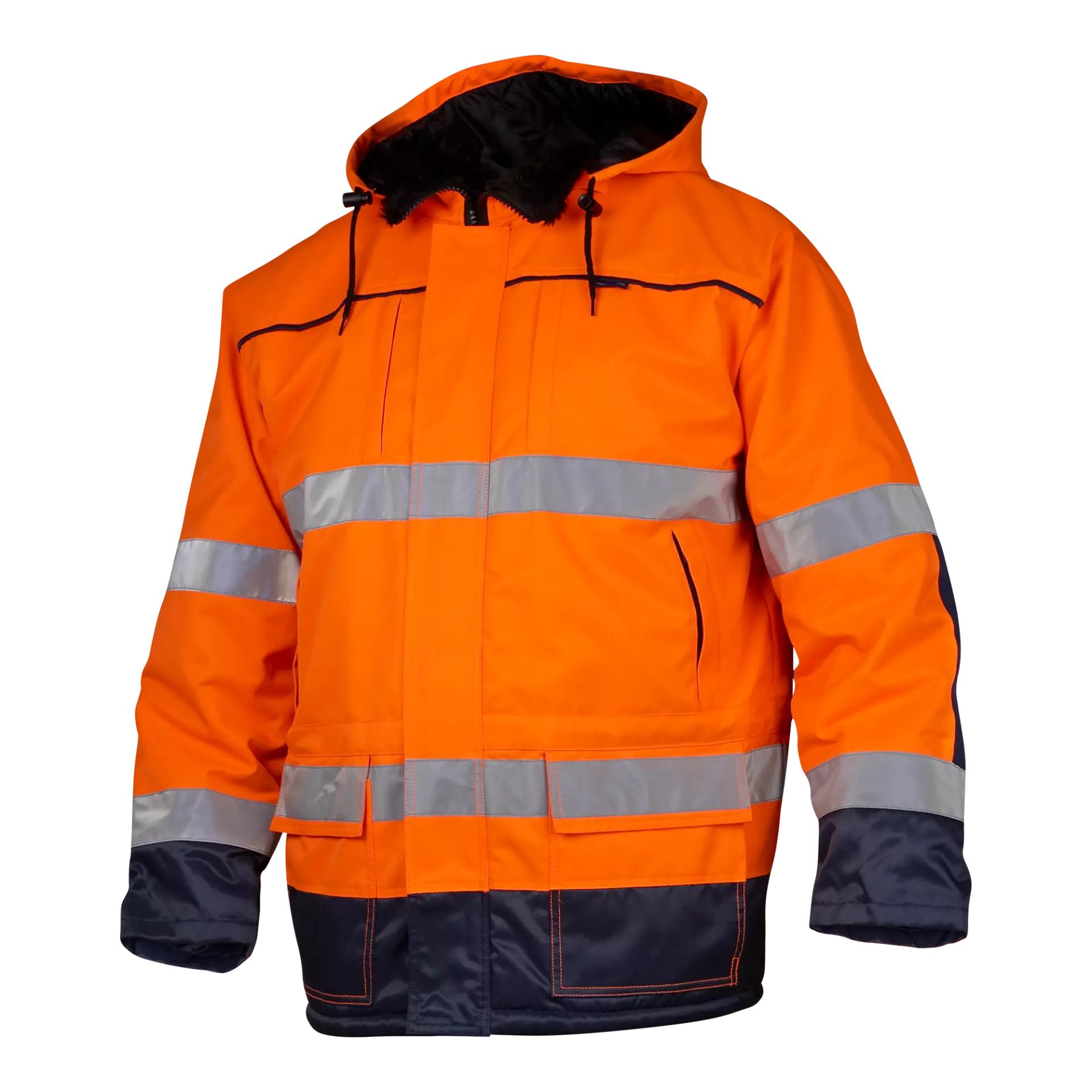 Top Swede 1000976991, Parka, High Vis Orange/Navy