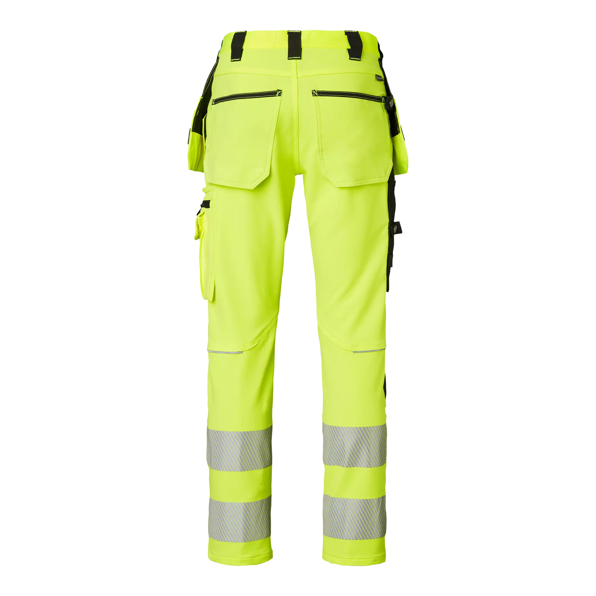 Top Swede 1000883982, Craftsmen Trousers High-Visibility, High Vis Yellow/Black, image 2
