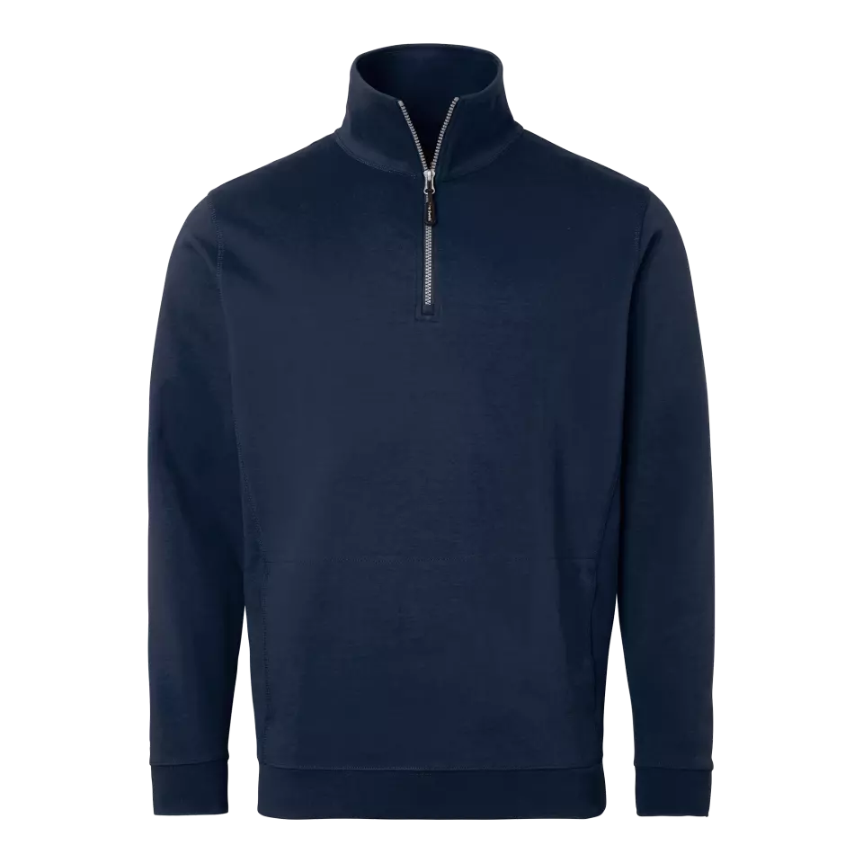 Top Swede 1000641403, Sweatshirt mit kurzem Reißverschluss, Marine