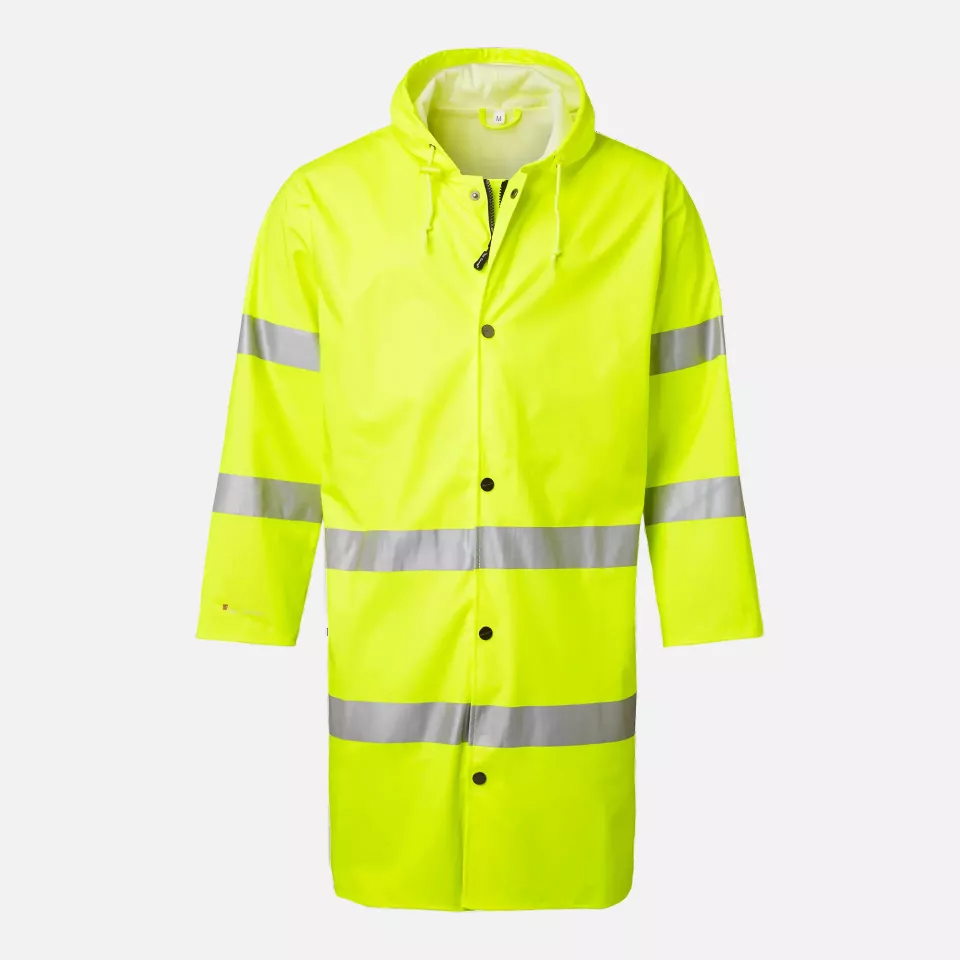 Top Swede 1000993712, Rain Coat Hi-Vis, Yellow, image 1, gallery thumbnail