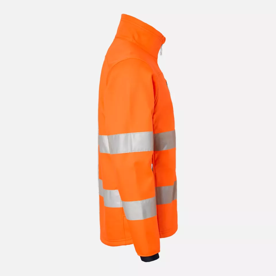 Top Swede 1000984811, Softshell Jacket High-Vis, High Vis Orange, image 3, gallery thumbnail