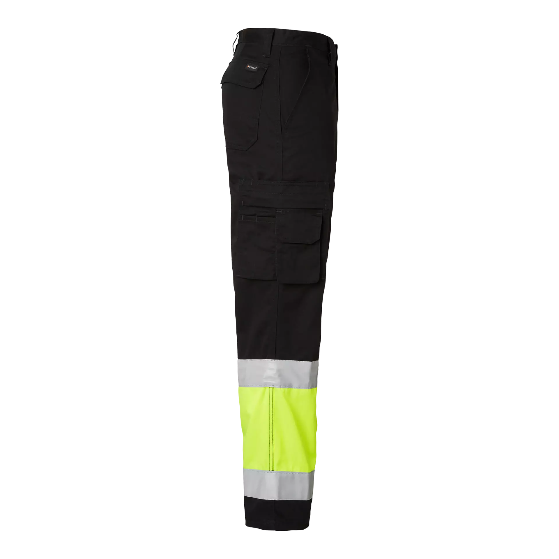 Top Swede 1000824914, Trousers High-Visibility, Black/High Vis Yellow, image 3