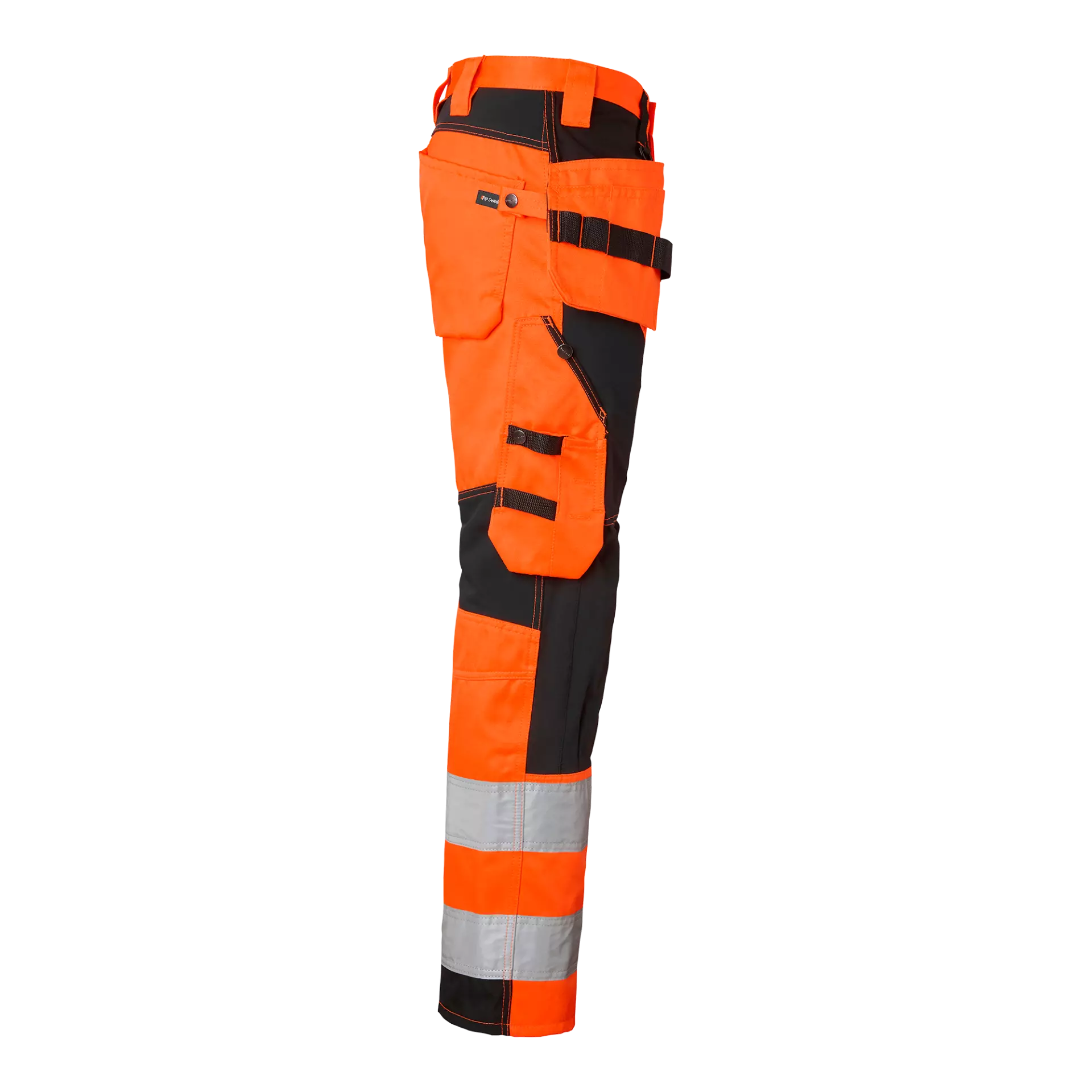 Top Swede 1000838990, Craftsmen Trousers High-Visibility, High Vis Orange/Black, image 3
