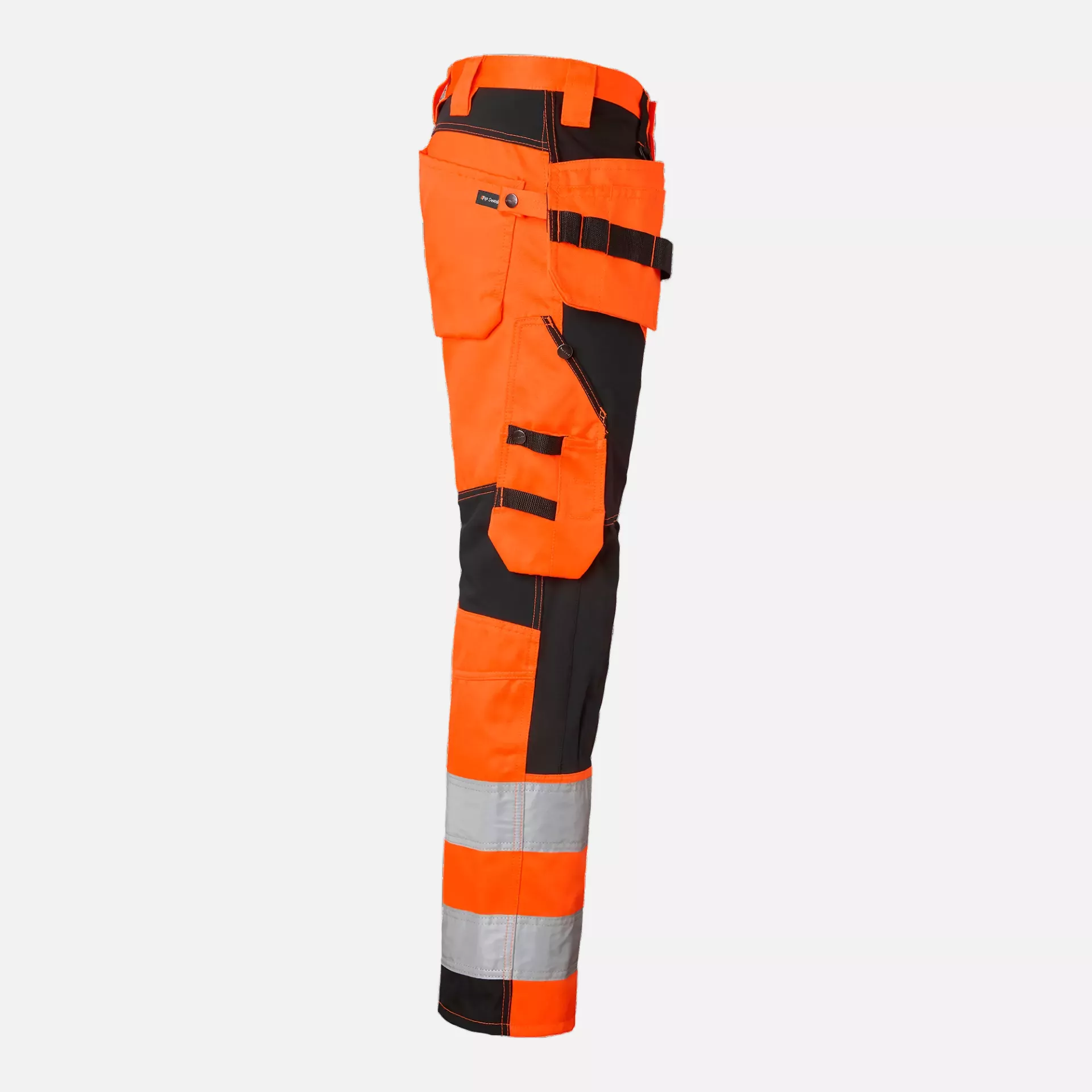 Top Swede 1000838990, Craftsmen Trousers High-Visibility, High Vis Orange/Black, image 3