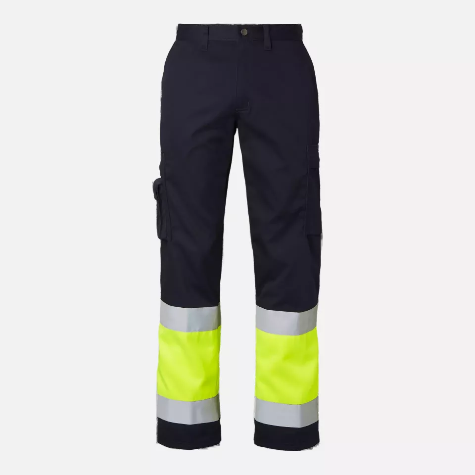 Top Swede 1000824960, Warnschutz-Arbeitshose, Marine/Leuchtgelb, image 1, gallery thumbnail
