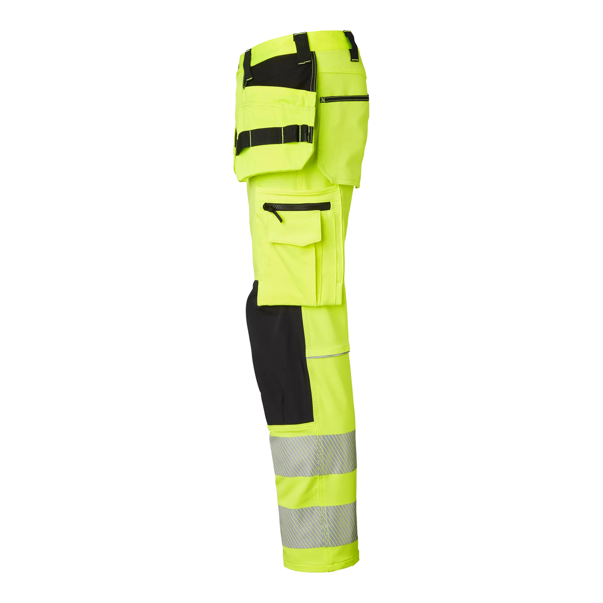 Top Swede 1000883982, Craftsmen Trousers High-Visibility, High Vis Yellow/Black, image 4