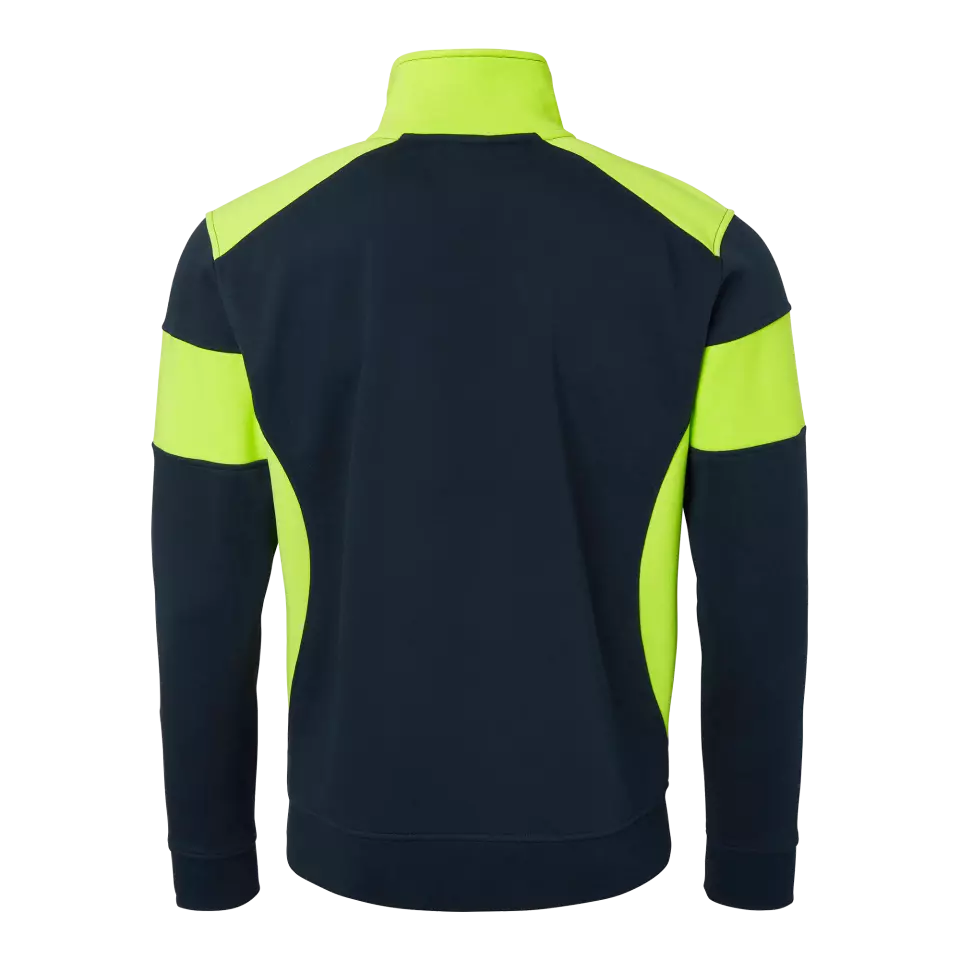 Top Swede 1000667960, Sweat Jacket, Navy/Yellow, image 2, gallery thumbnail