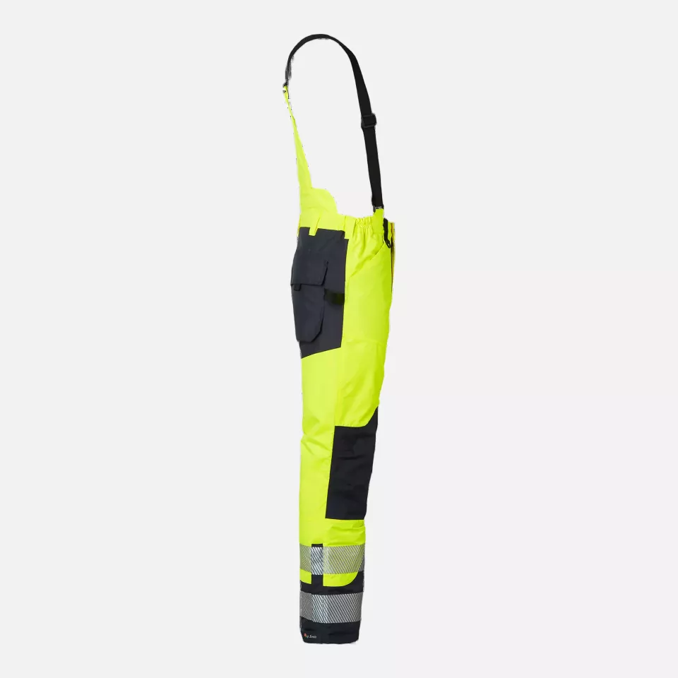 Top Swede 1000685983, Winter Trousers, High Vis Yellow/Navy, image 3, gallery thumbnail