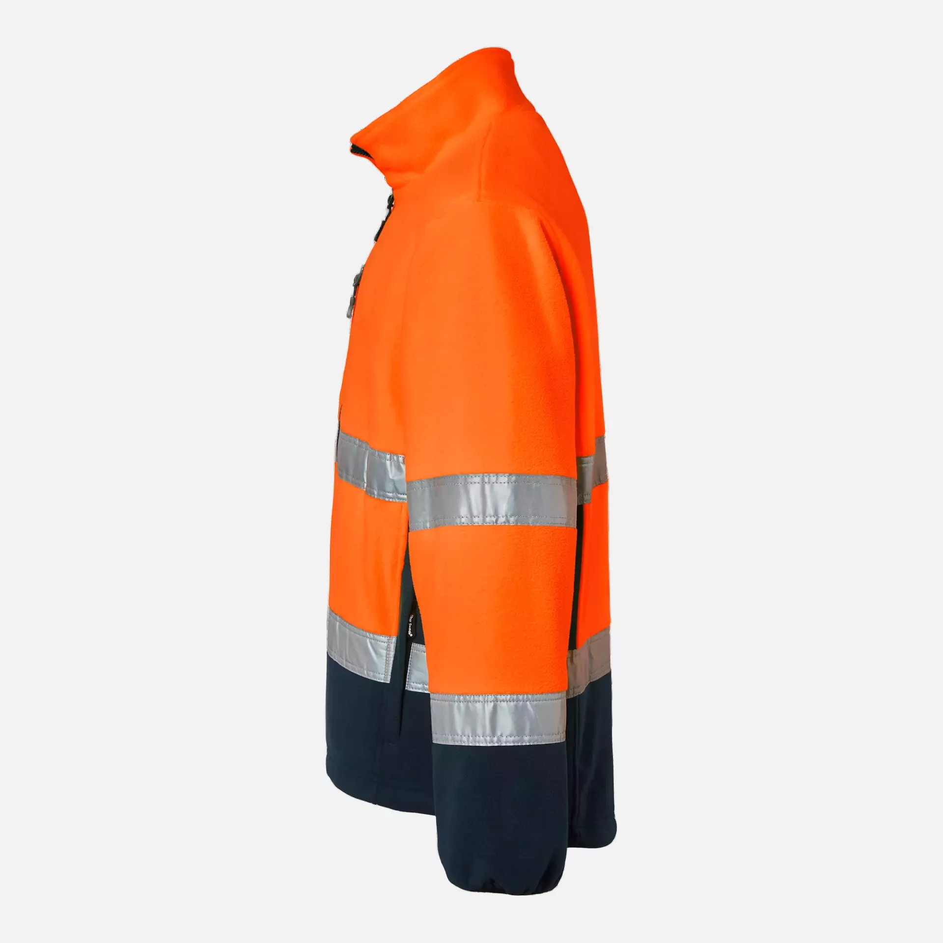 Top Swede 1000859991, High-Visibility Fleece Jacket, Orange/Navy, image 4