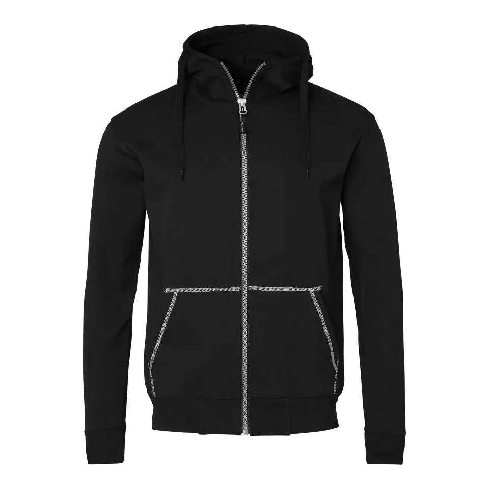 Top Swede 1000643001, Sweat Jacket, Black